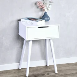 KESPER® Nachttisch »KESPER Nachttisch mit 1 Schublade, weiß, FSC,« 1 Stk. tlg.