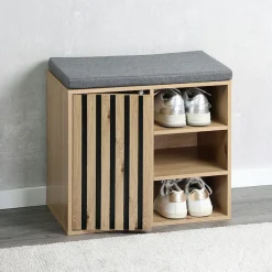 KESPER® Schuhbank »Schuhschrank mit Sitzkissen« grifflos, Sitzkissen abnehmbar und waschbar