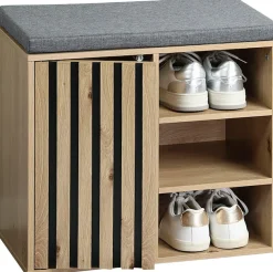 KESPER® Schuhbank »Schuhschrank mit Sitzkissen« grifflos, Sitzkissen abnehmbar und waschbar