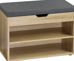 KESPER® Schuhschrank »KESPER Schuhschrank mit Sitzkissen, FSC« mit Klappe / zusätzliches Stauraumfach