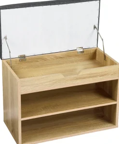 KESPER® Schuhschrank »KESPER Schuhschrank mit Sitzkissen, FSC« mit Klappe / zusätzliches Stauraumfach