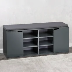 KESPER® Schuhschrank »Schuhschrank mit Sitzkissen, 2 Türen, FSC«