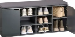 KESPER® Schuhschrank »Schuhschrank mit Sitzkissen, 2 Türen, FSC«