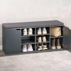KESPER® Schuhschrank »Schuhschrank mit Sitzkissen, 2 Türen, FSC«