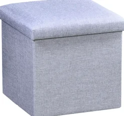 KESPER® Sitzhocker »KESPERSitzhocker-Box, grau« Deckel abnehmbar