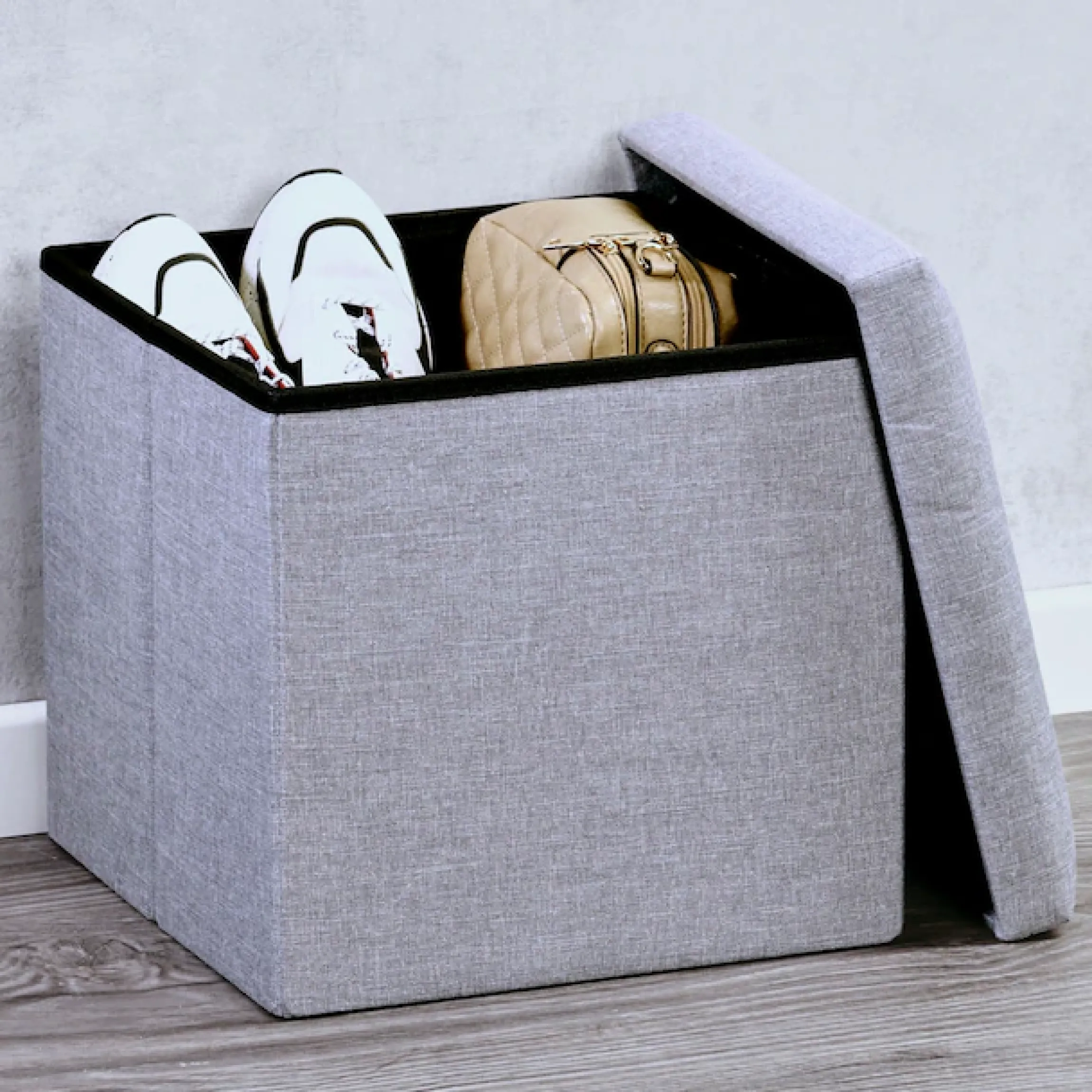 KESPER® Sitzhocker »KESPERSitzhocker-Box, grau« Deckel abnehmbar