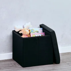 KESPER® Sitzhocker »KESPERSitzhocker-Box, schwarz« Deckel abnehmbar