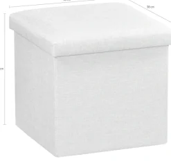 KESPER® Sitzhocker »KESPERSitzhocker-Box, schwarz« Deckel abnehmbar