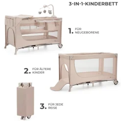 Kinderkraft Baby-Reisebett »JOY 2 mit Zubehör«