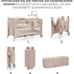 Kinderkraft Baby-Reisebett »JOY 2 mit Zubehör«