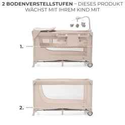 Kinderkraft Baby-Reisebett »JOY 2 mit Zubehör«