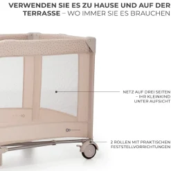 Kinderkraft Baby-Reisebett »JOY 2 mit Zubehör«