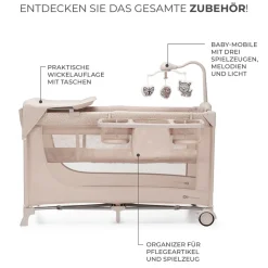 Kinderkraft Baby-Reisebett »JOY 2 mit Zubehör«