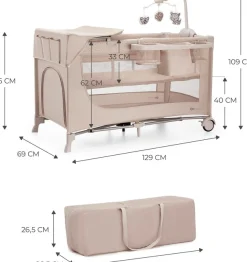 Kinderkraft Baby-Reisebett »JOY 2 mit Zubehör«