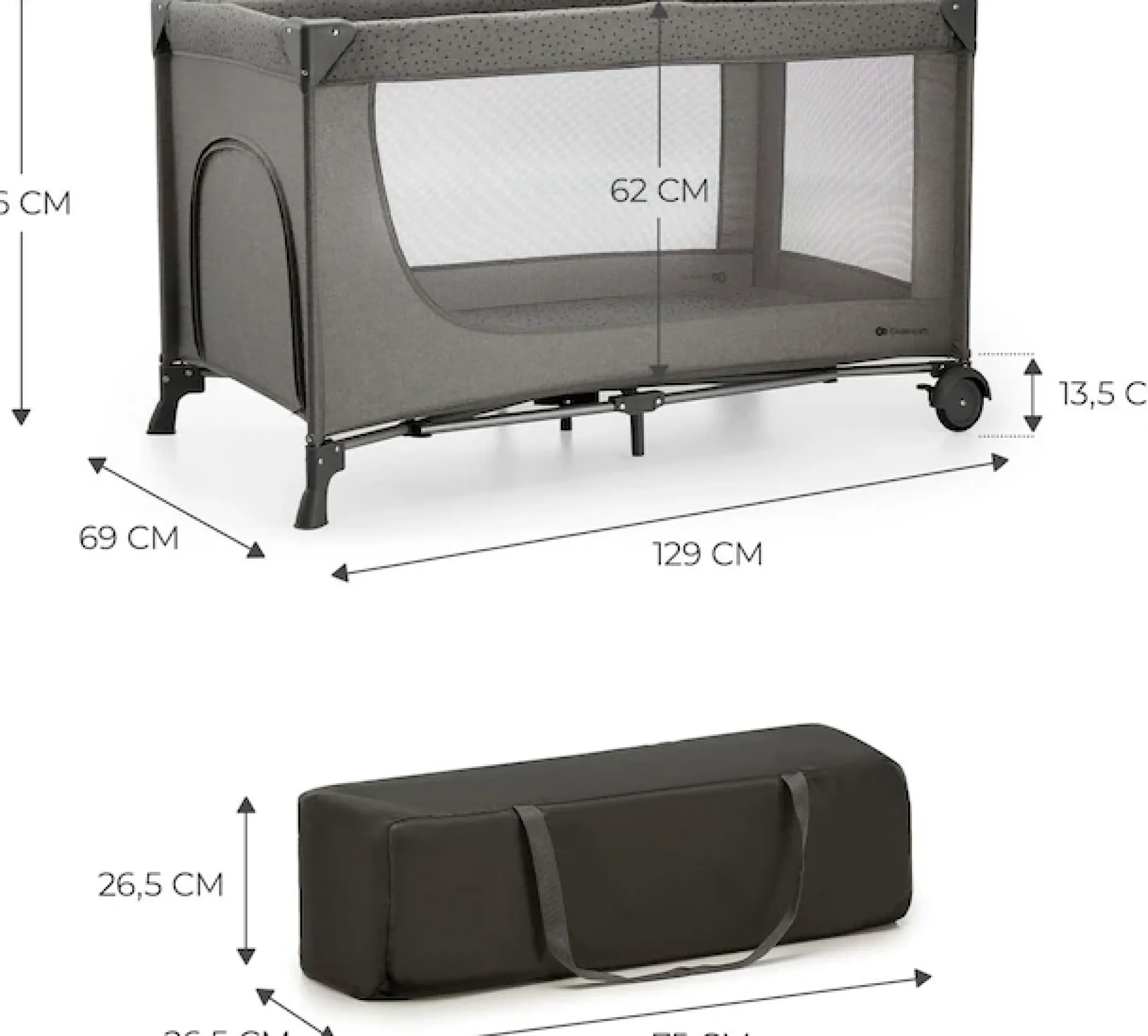 Kinderkraft Baby-Reisebett »JOY 2«