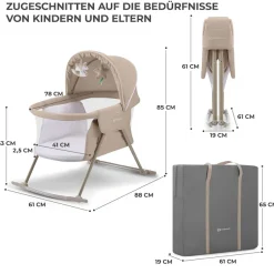 Kinderkraft Baby-Reisebett »LOVI«