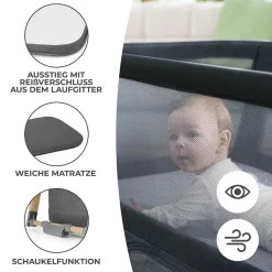 Kinderkraft Baby-Reisebett »SOFI« mit Laufgitterfunktion