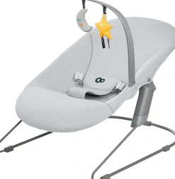 Kinderkraft Kombihochstuhl »Set: Kinderstuhl ENOCK + Babywippe CALMEE GREY« (Set) 2 Stk.mitwachsend