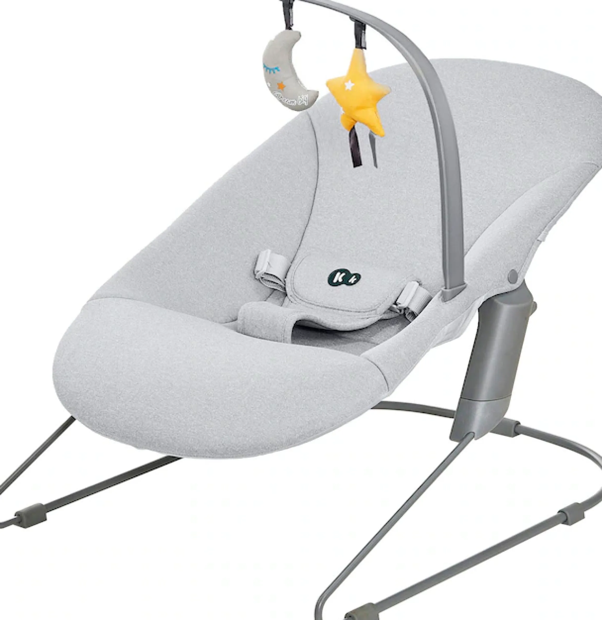 Kinderkraft Kombihochstuhl »Set: Kinderstuhl ENOCK + Babywippe CALMEE GREY« (Set) 2 Stk.mitwachsend