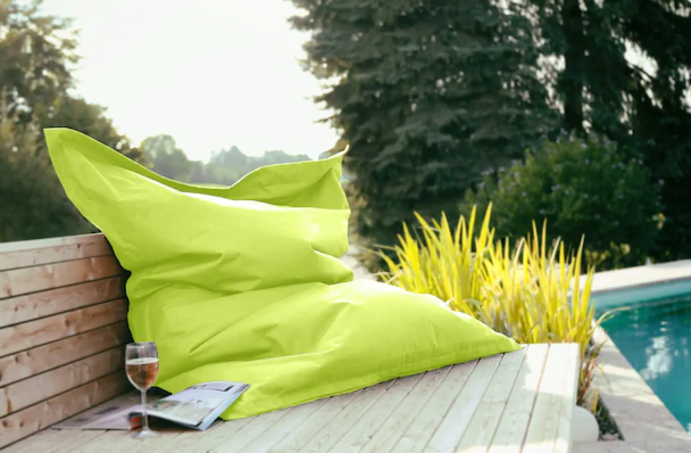 KiNZLER Sitzsack »XXL Outdoorfähig« 1 Stk. tlg. Uni Farben, Outdoor geeignet, ideal im Wohnzimmer & Kinderzimmer