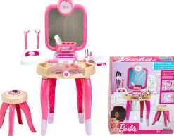 Klein Schminktisch »Barbie Schönheitsstudio,Happy Vibes« mit Hocker; Lichtfunktion