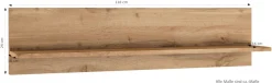 KOCHSTATION Ablageregal »KS-Virginia,neu in verbesserter Ausführung« Stauraum, offene Ablage,Maße (B/H/T): ca. 110/24/18 cm, Regal für Deko und Gewürze