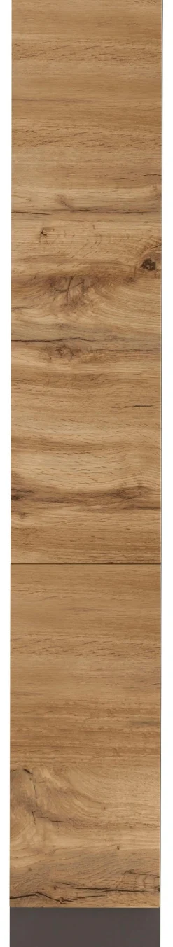 KOCHSTATION Anbauregal »KS-Tulsa« 30 cm breit, 200 cm hoch, mit 5 Fächern, MDF Front