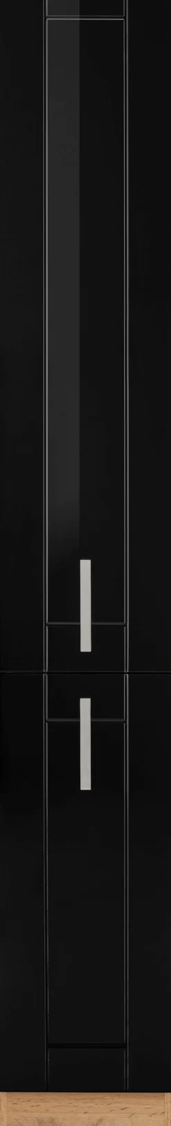 KOCHSTATION Apothekerschrank »KS-Tinnum« 30 cm breit, 200 cm hoch, Metallgriffe, MDF Fronten, Auszüge