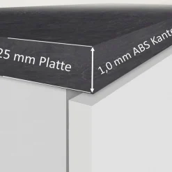 KOCHSTATION Apothekerschrank »KS-Sole« Breite 30 cm, 2 Auszüge, 4 Fächer