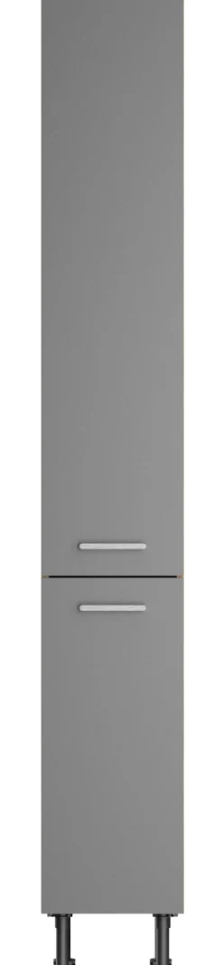 KOCHSTATION Apothekerschrank »KS-Lucy« Breite 30 cm, mit 2 Auszügen, Soft-Close, höhenverstellbare Füße