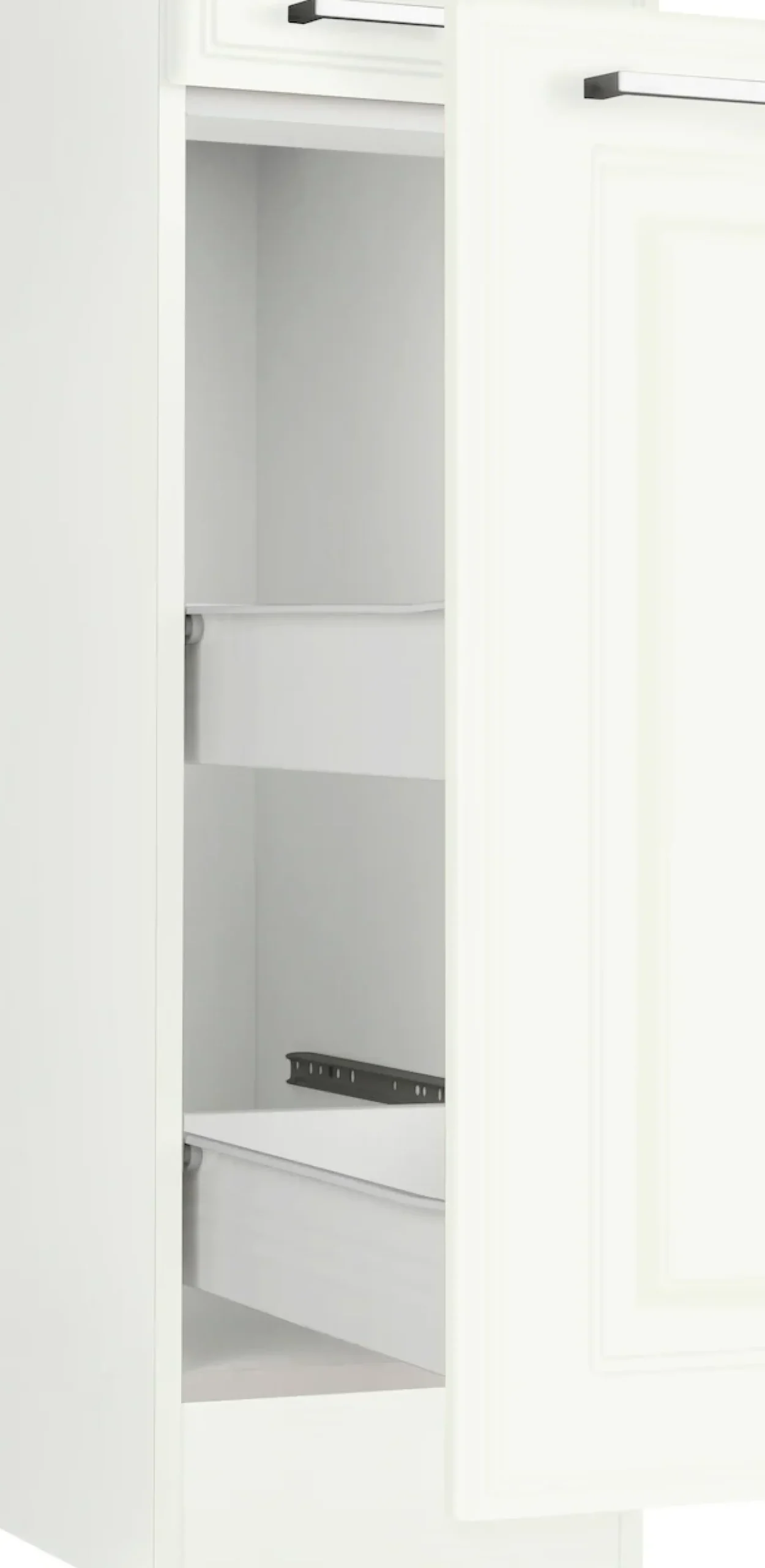 KOCHSTATION Apothekerschrank »KS-Stockholm« hochwertige MDF-Fronten, 200 cm hoch, viel Stauraum