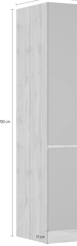 KOCHSTATION Apothekerschrank »KS-Riesa« Breite 30 cm, MDF-Fronten