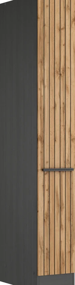 KOCHSTATION Apothekerschrank »KS-Lagos« Breite/Höhe 30/200 cm, mit 5 großen Ablagekörben