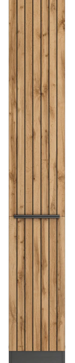 KOCHSTATION Apothekerschrank »KS-Lagos« Breite/Höhe 30/200 cm, mit 5 großen Ablagekörben