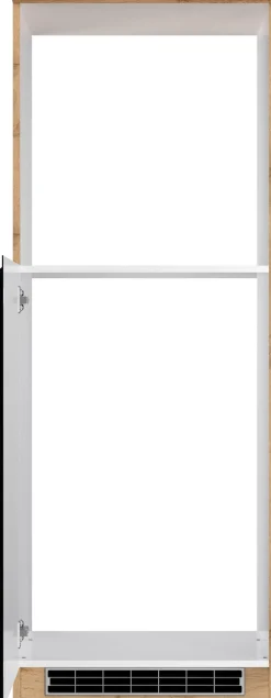 KOCHSTATION Backofen/Kühlumbauschrank »KS-Virginia,neu in verbesserter Ausführung« Arbeitsplatte 38 mm stark, Stauraum, Softclose,Maße (B/H/T): ca. 60/166/60 cm, Türanschlag frei wählbar