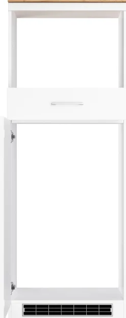 KOCHSTATION Backofen/Kühlumbauschrank »KS-Milan« Mikrowellen-Kühlschrankumbau 60 cm, matt oder hochglänzend