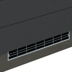 KOCHSTATION Backofen/Kühlumbauschrank »KS-Luhe« 60 cm breit, hochwertige MDF-Fronten mit waagerechter Lisene