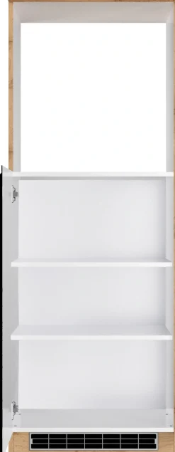 KOCHSTATION Backofenumbauschrank »KS-Virginia,neu in verbesserter Ausführung« Stauraum, Softclose,Breite 60 cm, Höhe 166 cm Nische für Ofen B/H/T: 56/59/55 cm