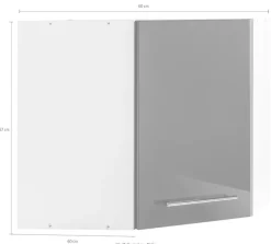 KOCHSTATION Eckhängeschrank »KS-Trient« 60 cm breit