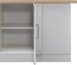 KOCHSTATION Eckunterschrank »KS-Stockholm« hochwertige MDF-Fronten