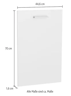 KOCHSTATION Frontblende »KS-Lucy« Breite 45 cm, Metallgriff, für vollintegrierten Geschirrspüler