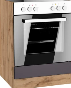 KOCHSTATION Herdumbauschrank »KS-Riesa« Breite 60 cm, MDF-Fronten