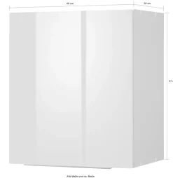 KOCHSTATION Hängeschrank »KS-Brindisi« 60 cm breit, 1 Tür