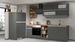 KOCHSTATION Küche »KS-Sole Küchenschrank-Set« Breite 90 cm,Umbau-und Apothekerschrank im Set