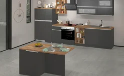 KOCHSTATION Küche »KS-Sole Küchenschrank-Set« Breite 90 cm,Umbau-und Apothekerschrank im Set