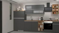 KOCHSTATION Küche »KS-Sole Küchenschrank-Set« Breite 90 cm,Umbau-und Apothekerschrank im Set
