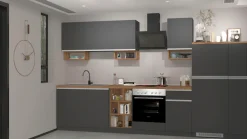 KOCHSTATION Küche »KS-Sole Küchenschrank-Set« Breite 90 cm,Umbau-und Apothekerschrank im Set