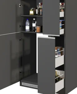 KOCHSTATION Küche »KS-Sole Küchenschrank-Set« Breite 90 cm,Umbau-und Apothekerschrank im Set