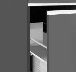KOCHSTATION Küche »KS-Sole Küchenschrank-Set« Breite 90 cm,Umbau-und Apothekerschrank im Set