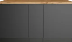 KOCHSTATION Kücheninsel »KS-Bruneck, Breite 153 cm« MDF-Fronten, Arbeitsplatte 38mm stark
